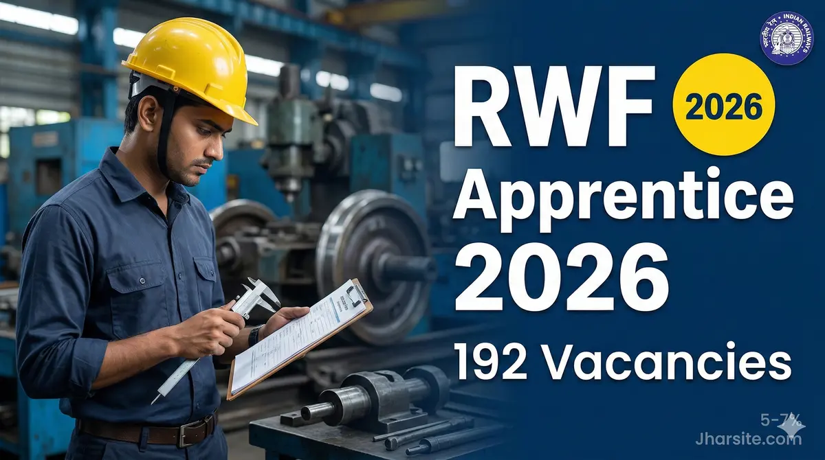 Rail Wheel Factory Apprentice Recruitment 2026