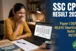 SSC CPO Result 2026