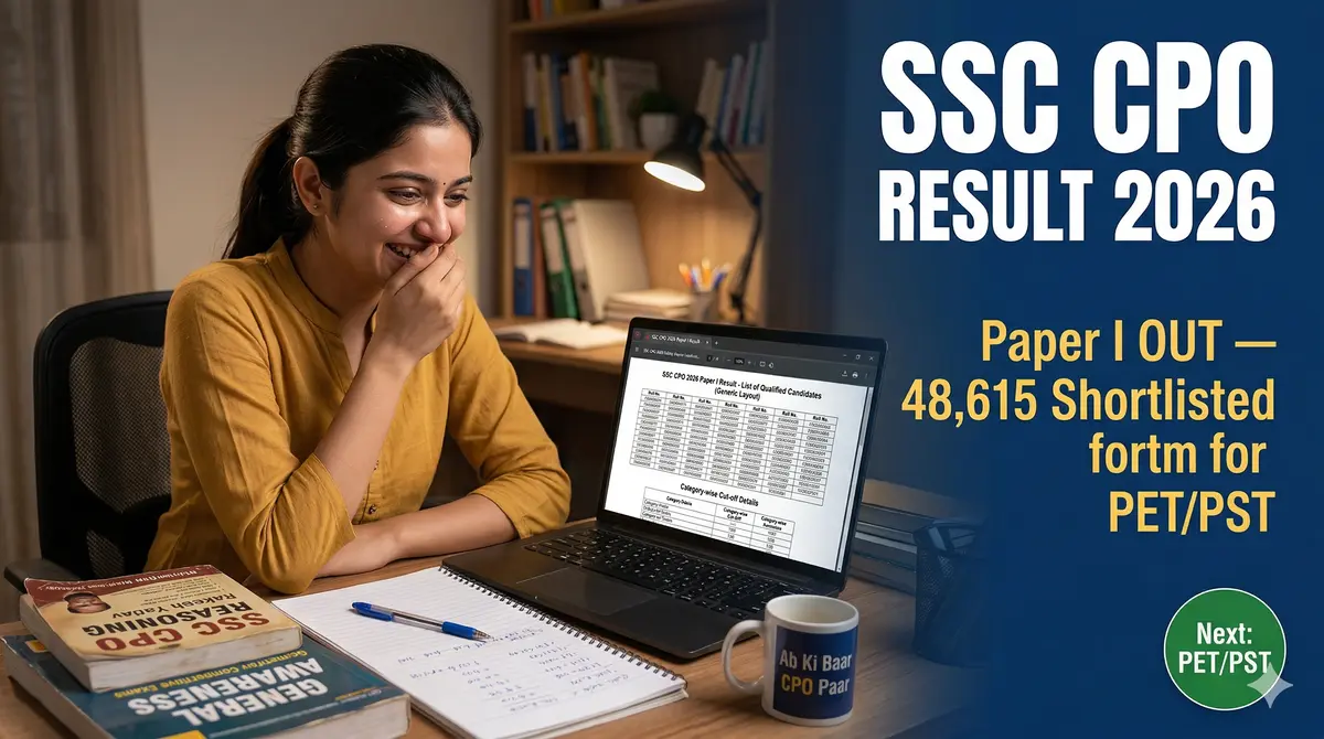 SSC CPO Result 2026