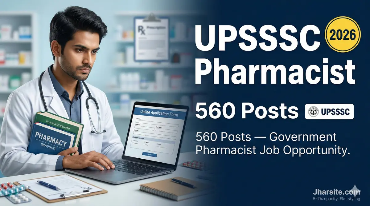 UPSSSC Pharmacist Recruitment 2026