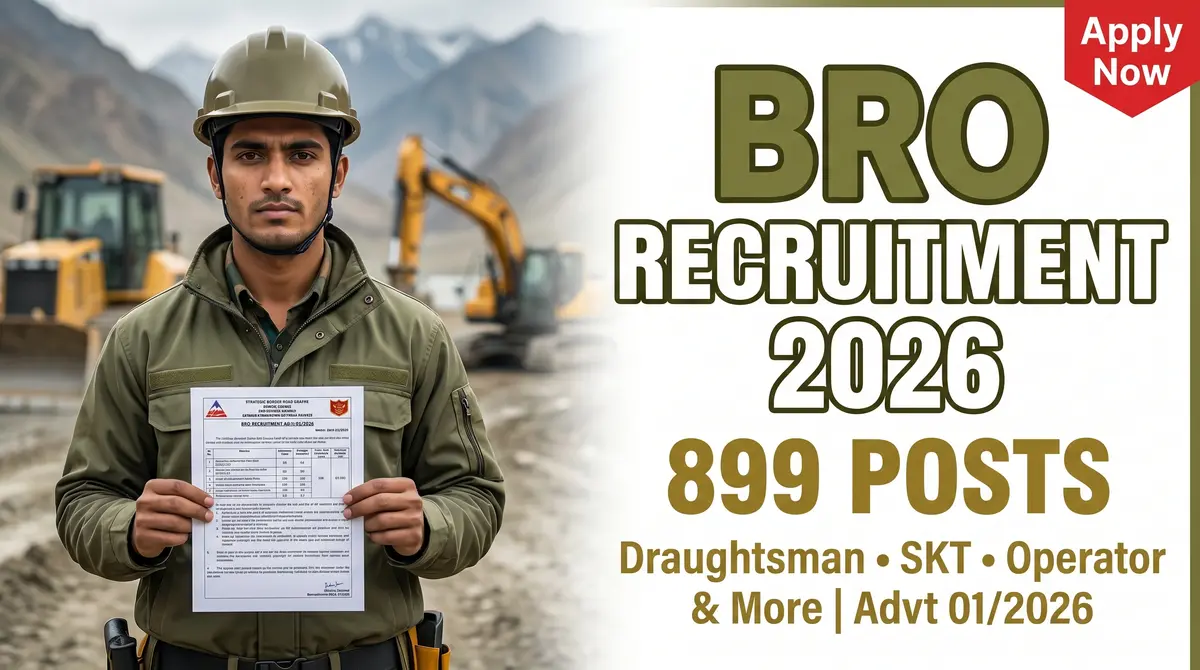 BRO Recruitment Advt 01/2026