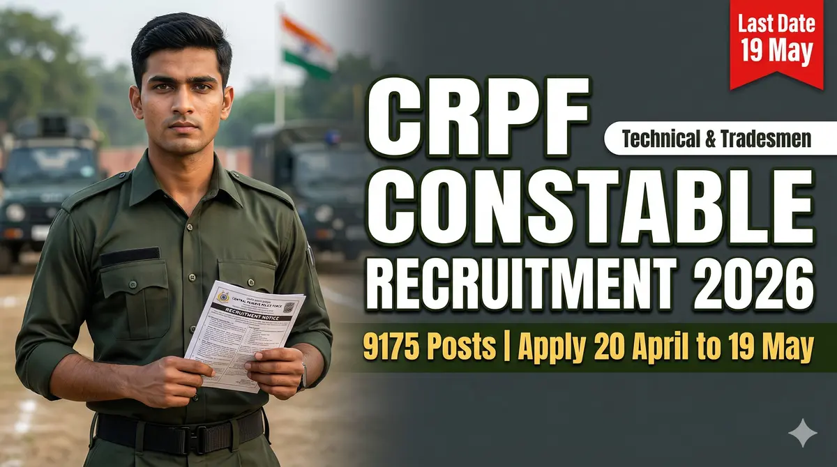 CRPF Constable Recruitment 2026