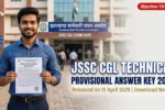 JSSC CGL Technical Provisional Answer Key 2026