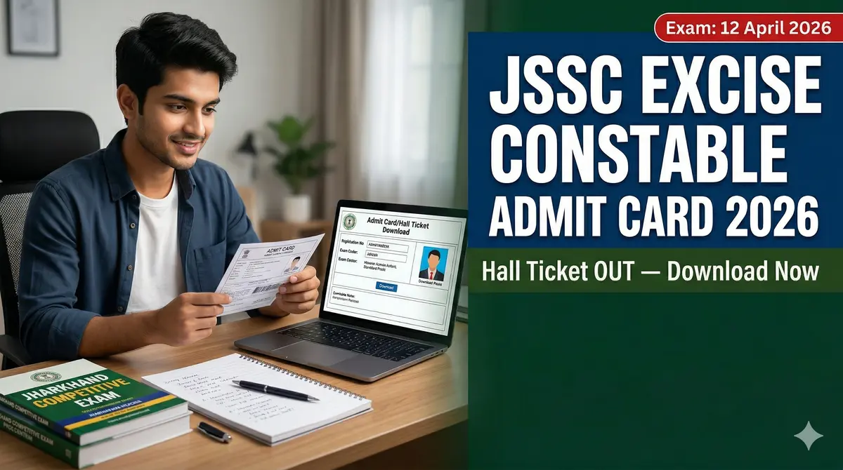 JSSC Excise Constable Admit Card 2026