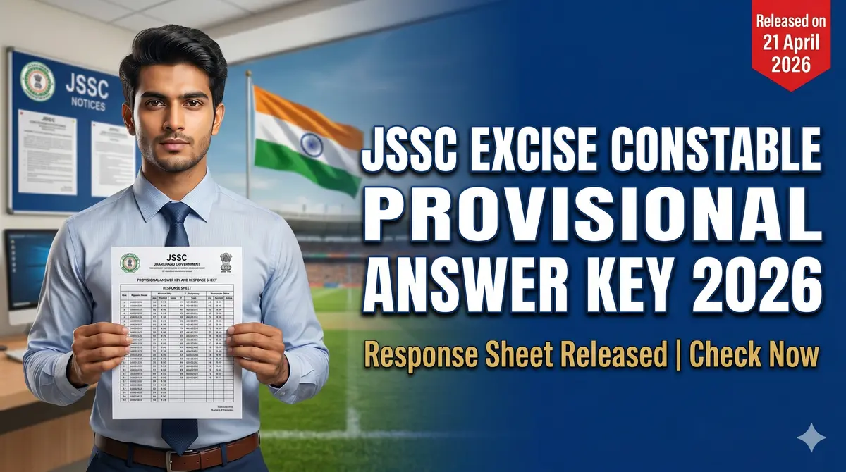 JSSC Excise Constable Provisional Answer Key 2026