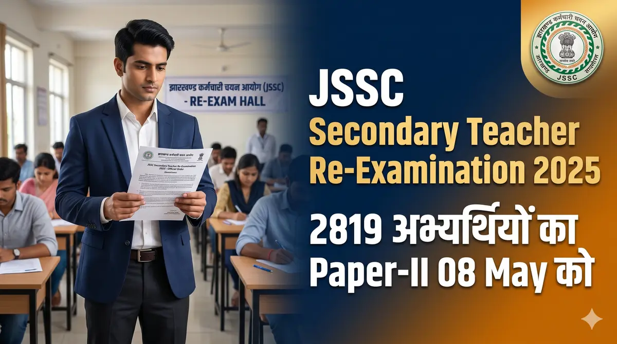 JSSC Secondary Teacher Re-Examination 2025