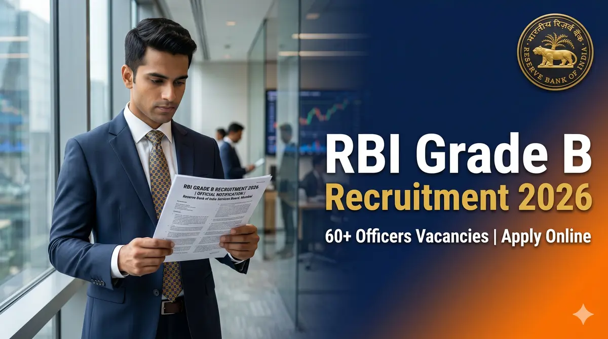 RBI Grade B Recruitment 2026