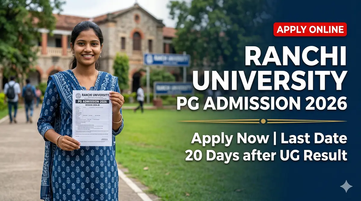 Ranchi University PG Admission 2026