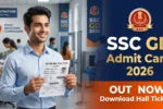 SSC GD Admit Card 2026