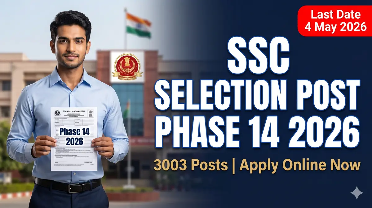 SSC Selection Post Phase 14 Notification 2026