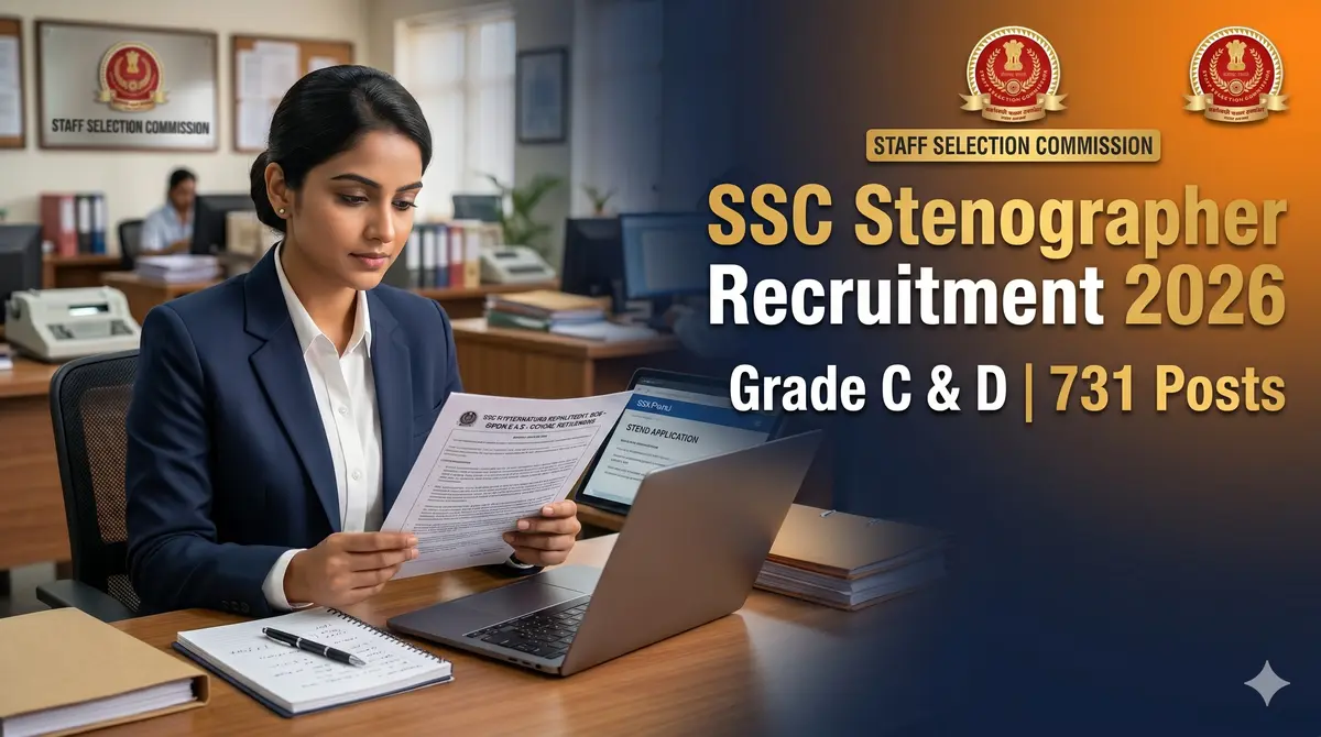 SSC Stenographer Recruitment 2026