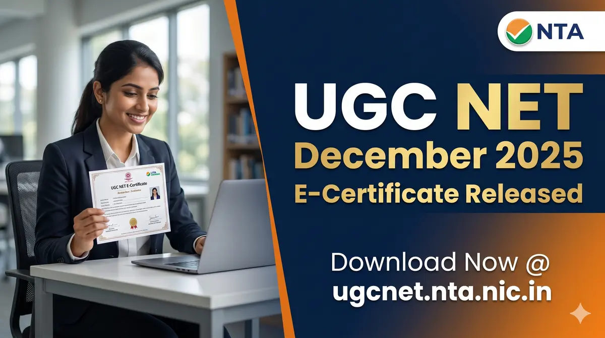 UGC NET December 2025 E-Certificate