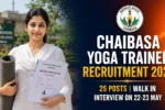 Chaibasa Yoga Trainer Recruitment 2026
