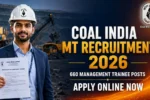 Coal India MT Recruitment 2026