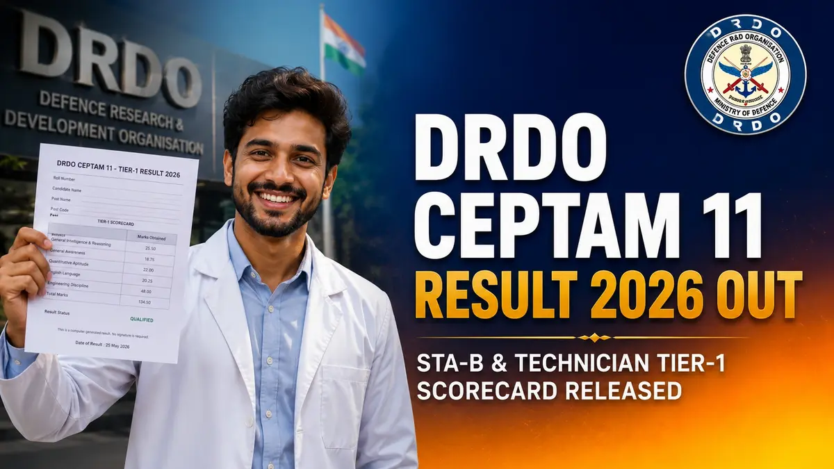 DRDO CEPTAM 11 Result 2026