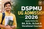 DSPMU UG Admission 2026