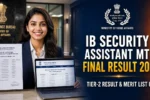 IB Security Assistant MT Final Result 2026