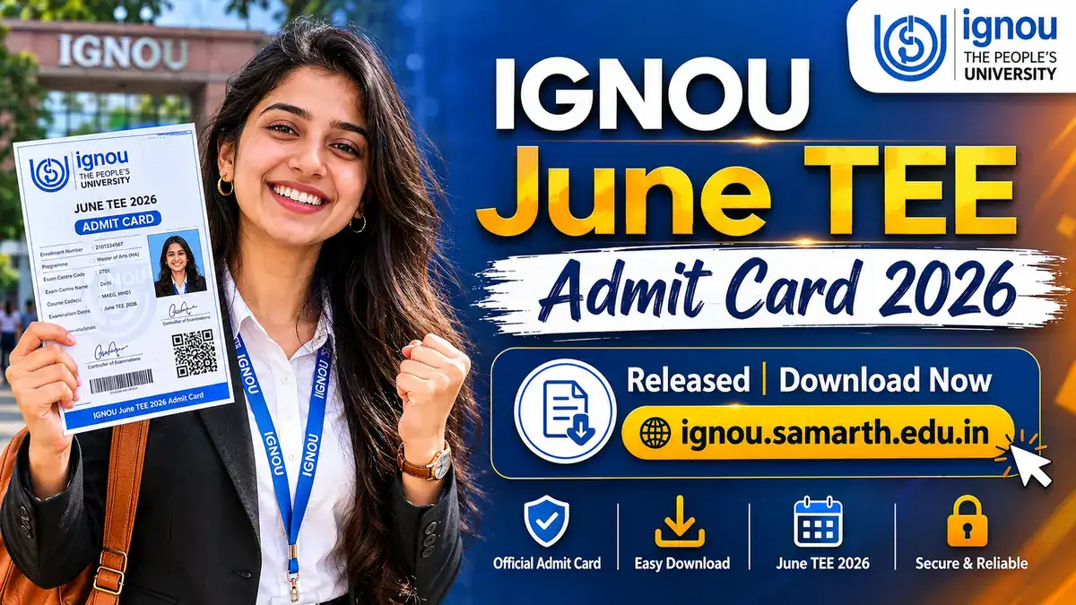 IGNOU June TEE Admit Card 2026