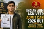 Indian Army Agniveer Admit Card 2026