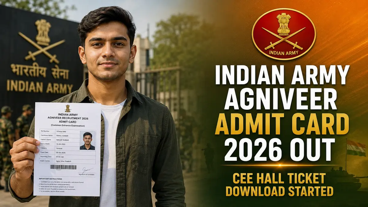 Indian Army Agniveer Admit Card 2026