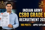 Indian Army CSBO Grade II Recruitment 2026