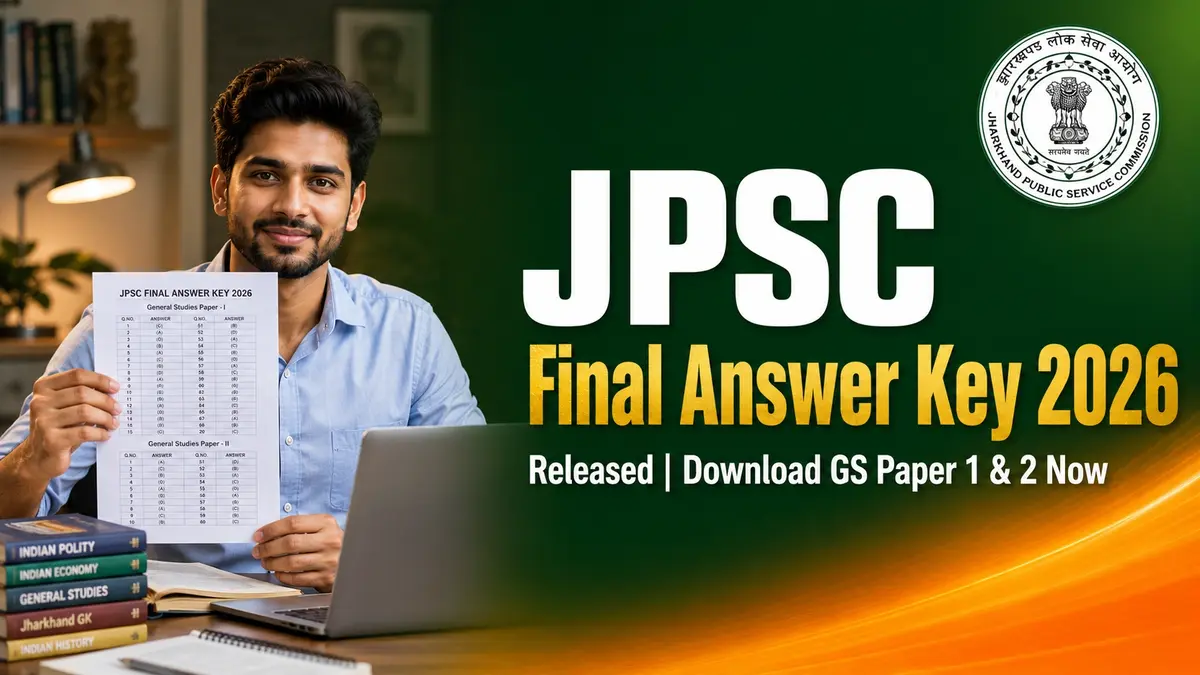 JPSC Final Answer Key 2026