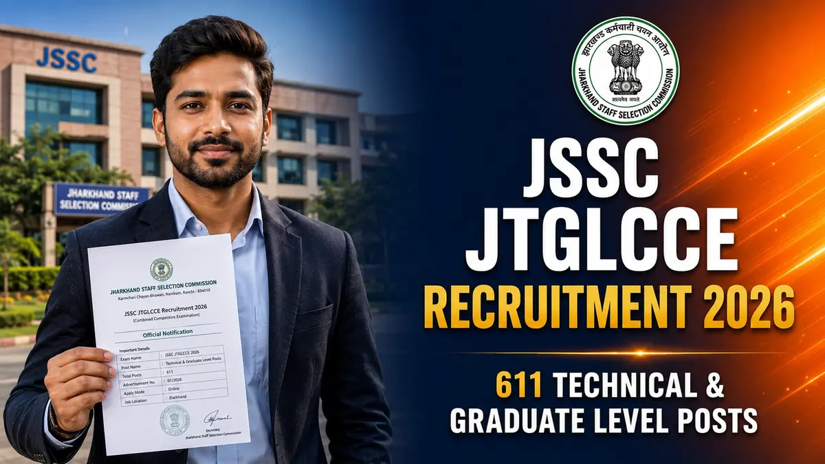 JSSC JTGLCCE Recruitment 2026