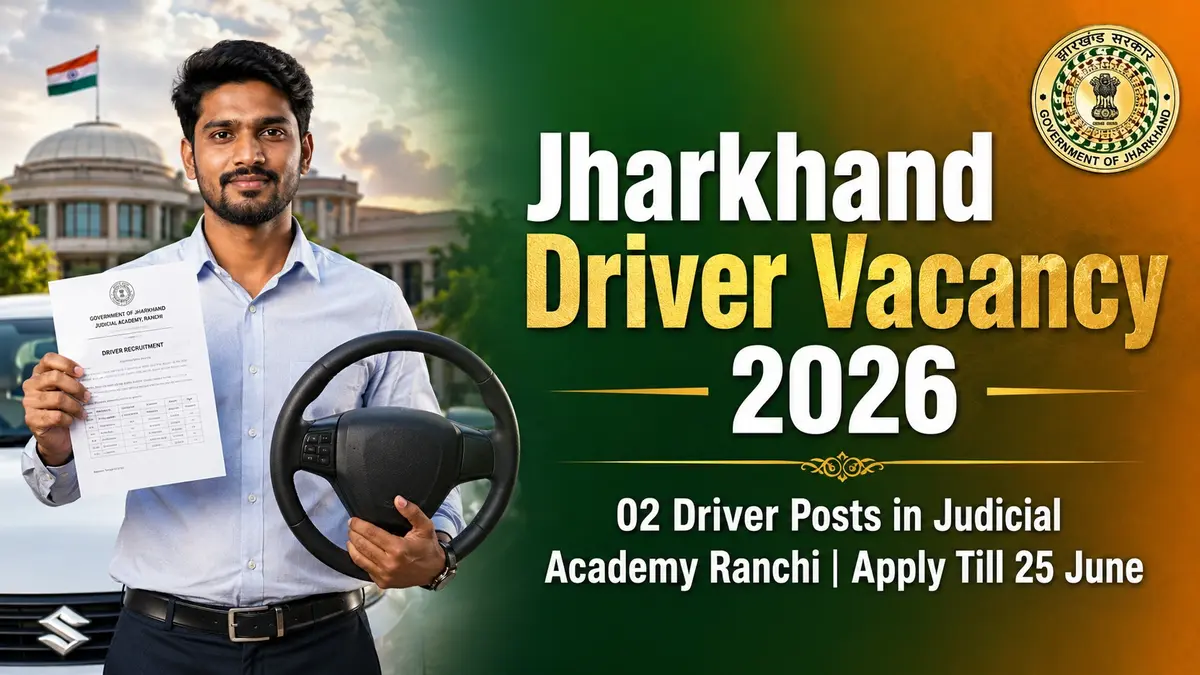 Jharkhand Driver Vacancy 2026