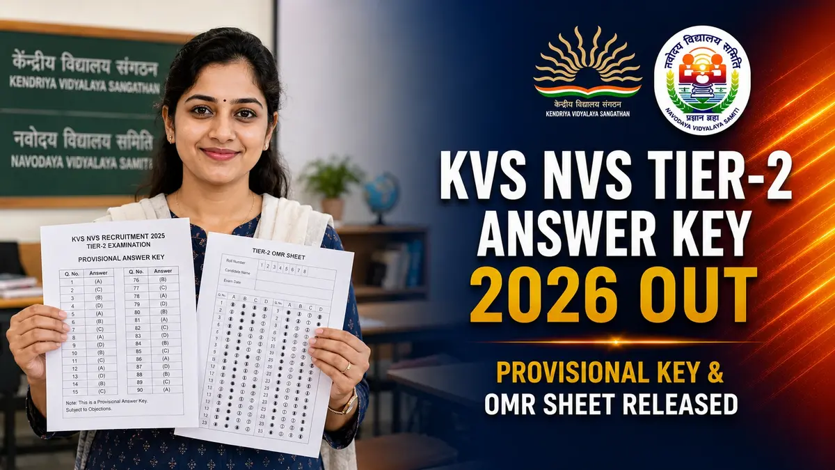 KVS NVS Tier-2 Answer Key 2026