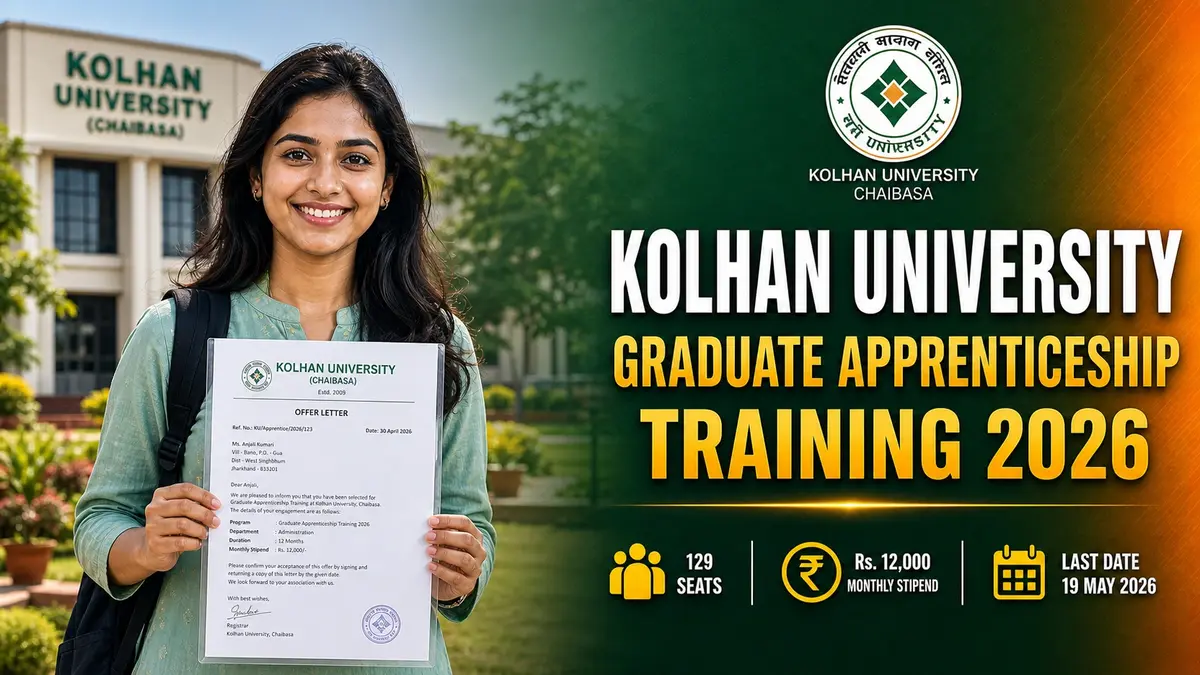 Kolhan University Graduate Apprenticeship Training 2026