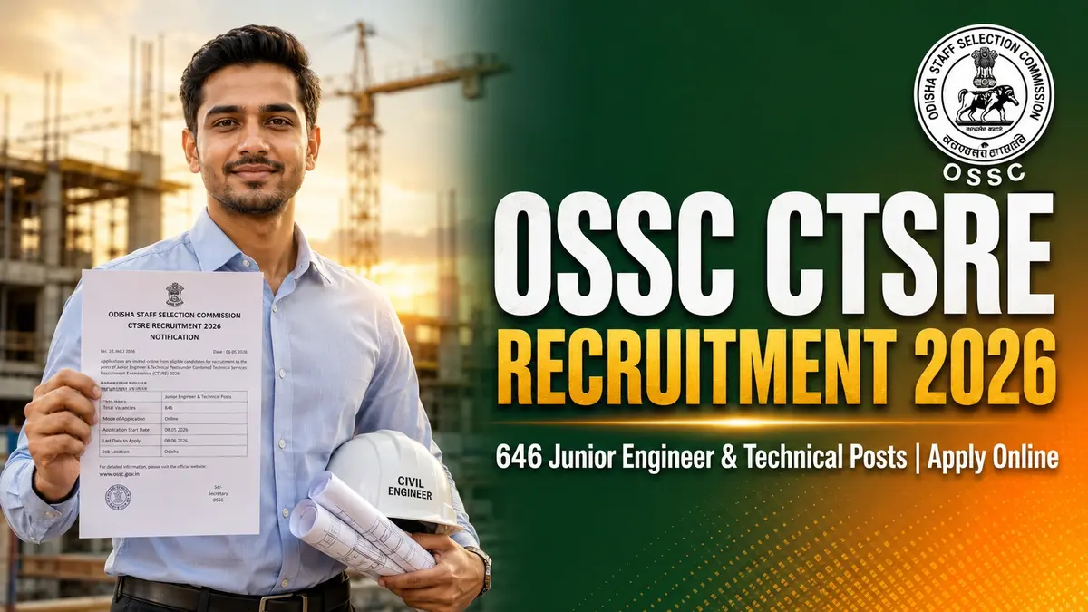 OSSC CTSRE Recruitment 2026