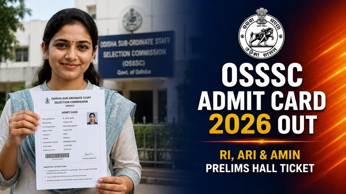 OSSSC Admit Card 2026