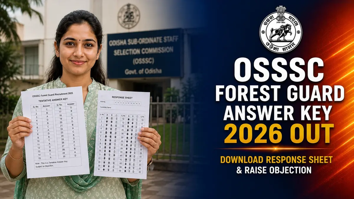 OSSSC Forest Guard Answer Key 2026