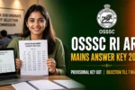 OSSSC RI ARI Mains Answer Key 2026