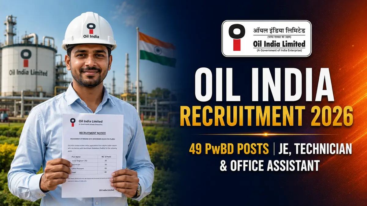 Oil India Recruitment 2026