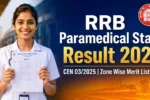 RRB Paramedical Staff Result 2026