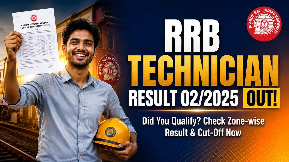 RRB Technician Result 02/2025