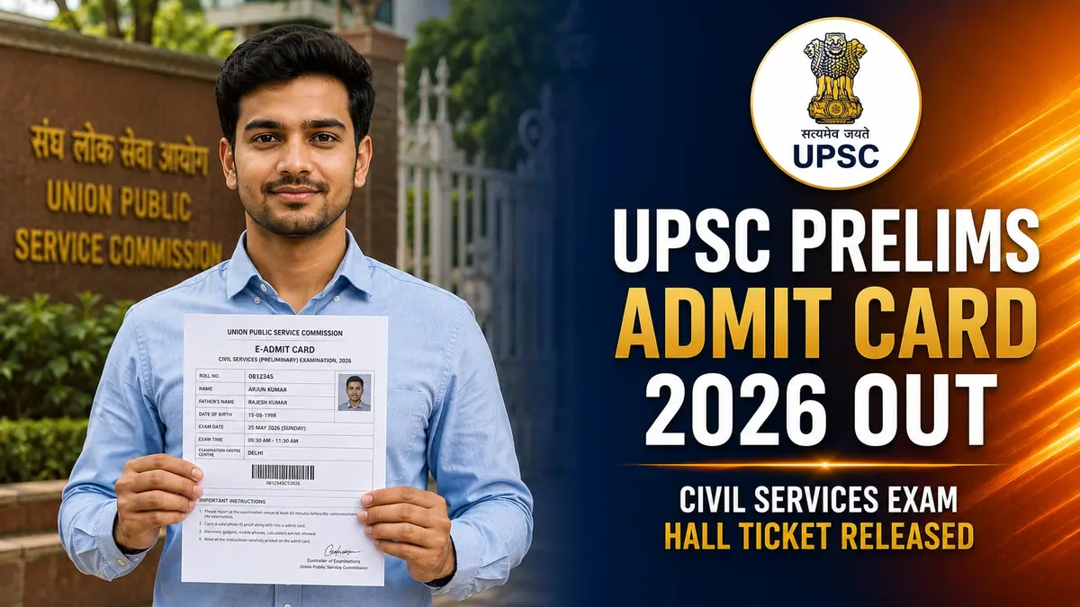 UPSC Prelims Admit Card 2026