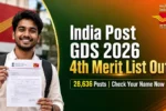 India Post GDS 2026 4th Merit List