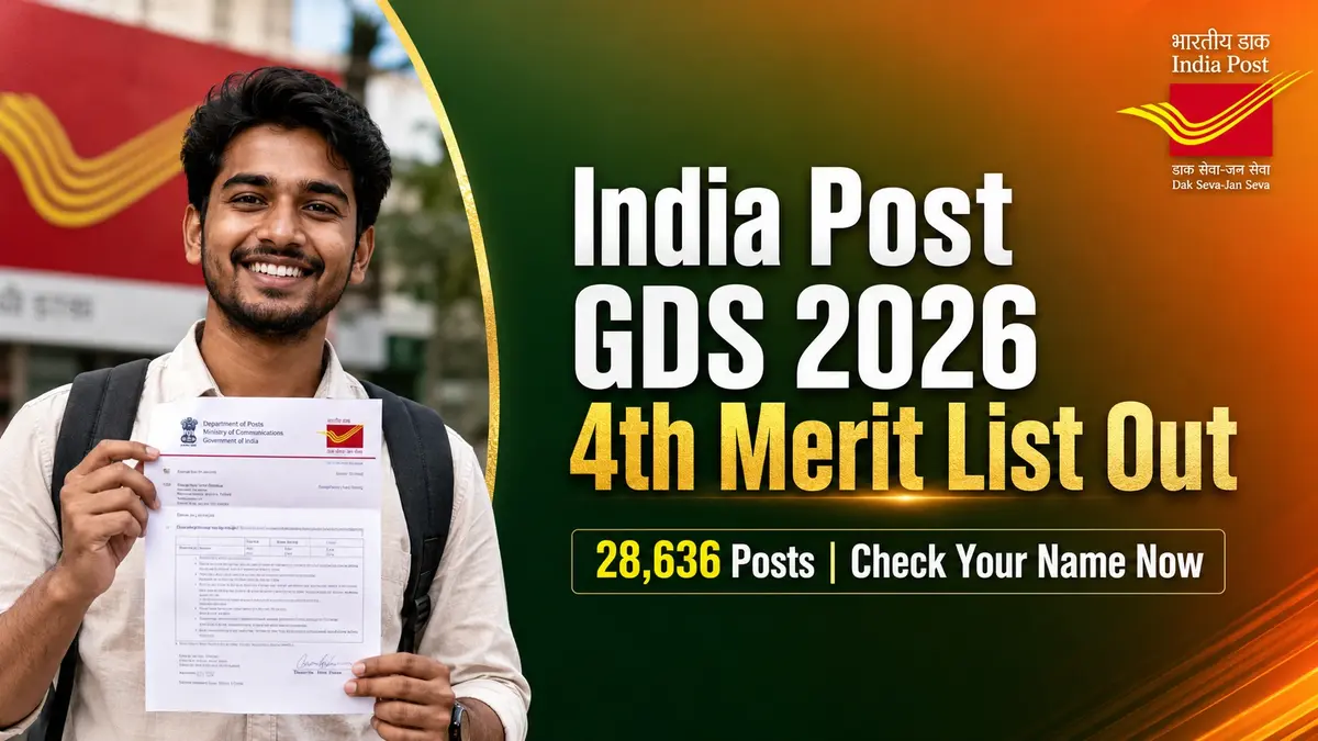 India Post GDS 2026 4th Merit List