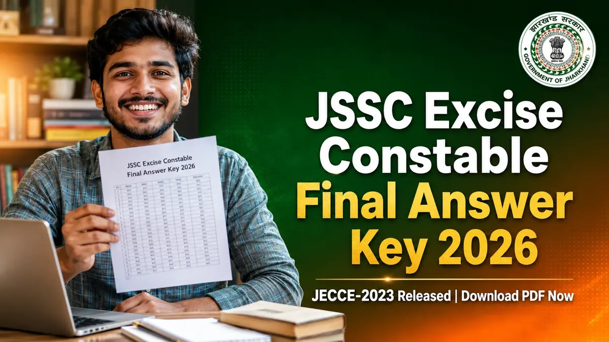 JSSC Excise Constable Final Answer Key 2026