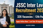 JSSC Inter Level Recruitment 2026