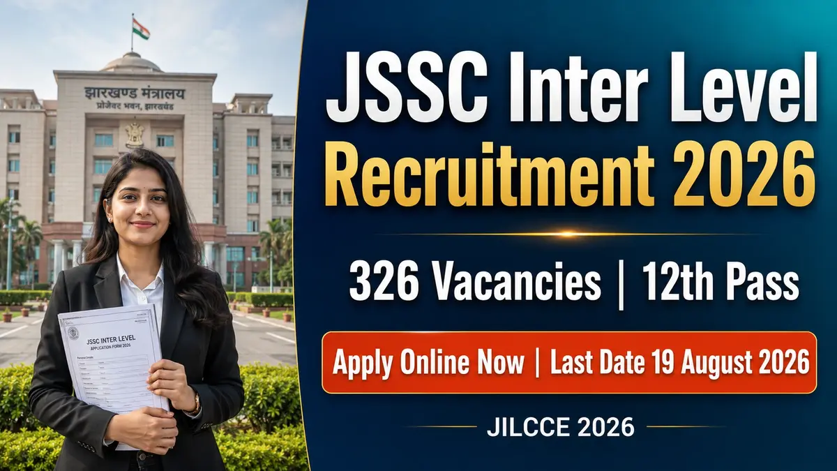 JSSC Inter Level Recruitment 2026