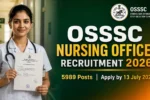 OSSSC Nursing Officer Recruitment 2026