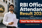 RBI Office Attendant Result 2026