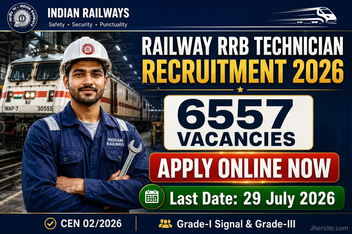 Railway RRB Technician Recruitment 2026