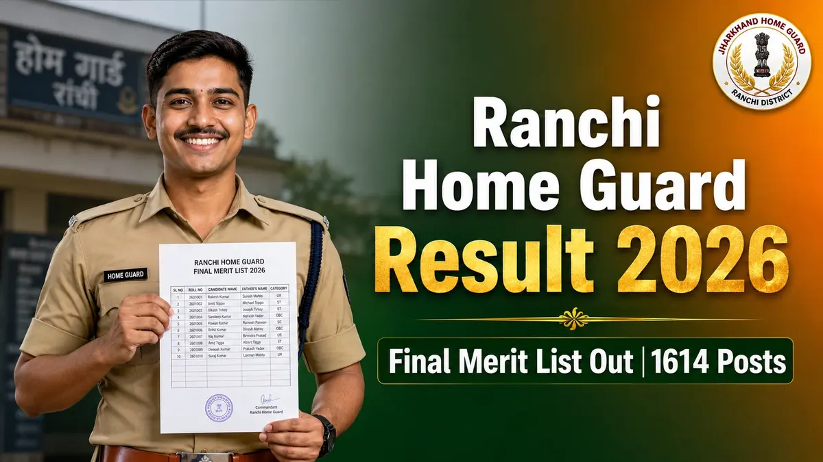 Ranchi Home Guard Result 2026
