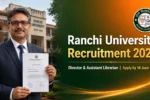 Ranchi University Recruitment 2026