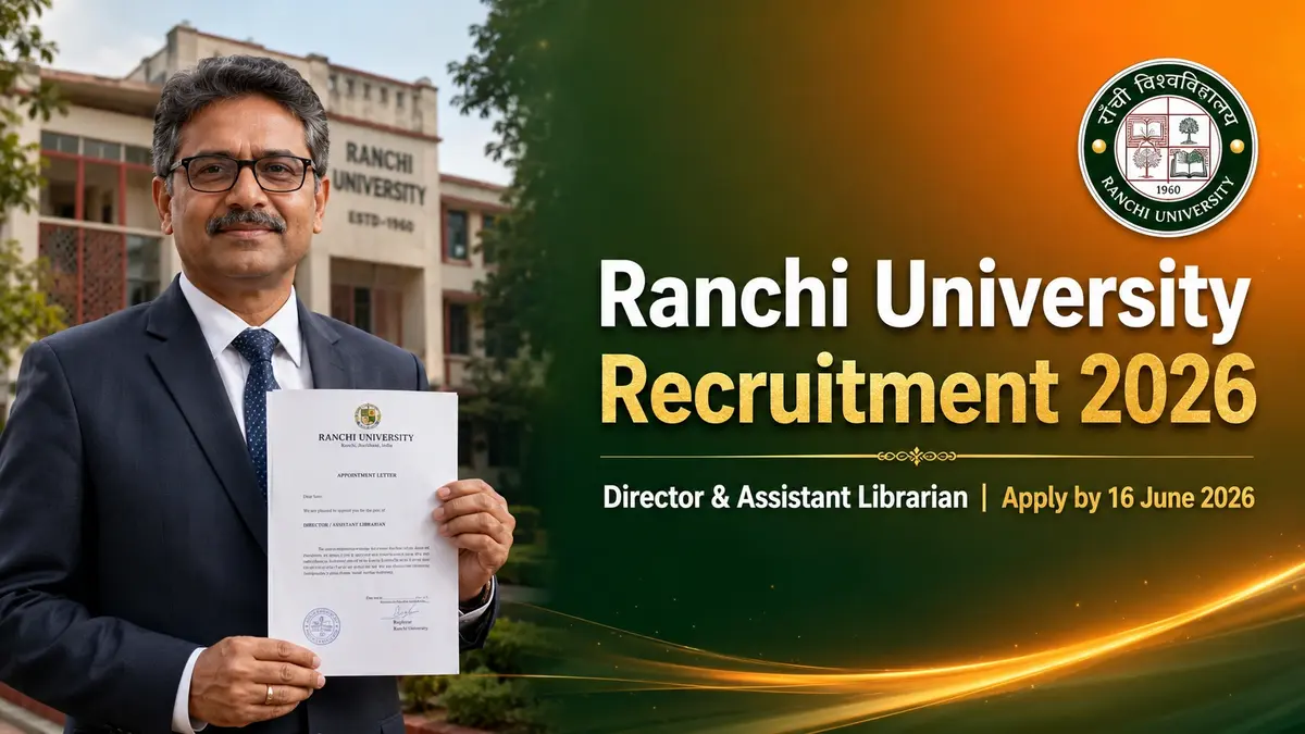 Ranchi University Recruitment 2026
