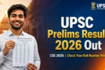 UPSC Prelims Result 2026